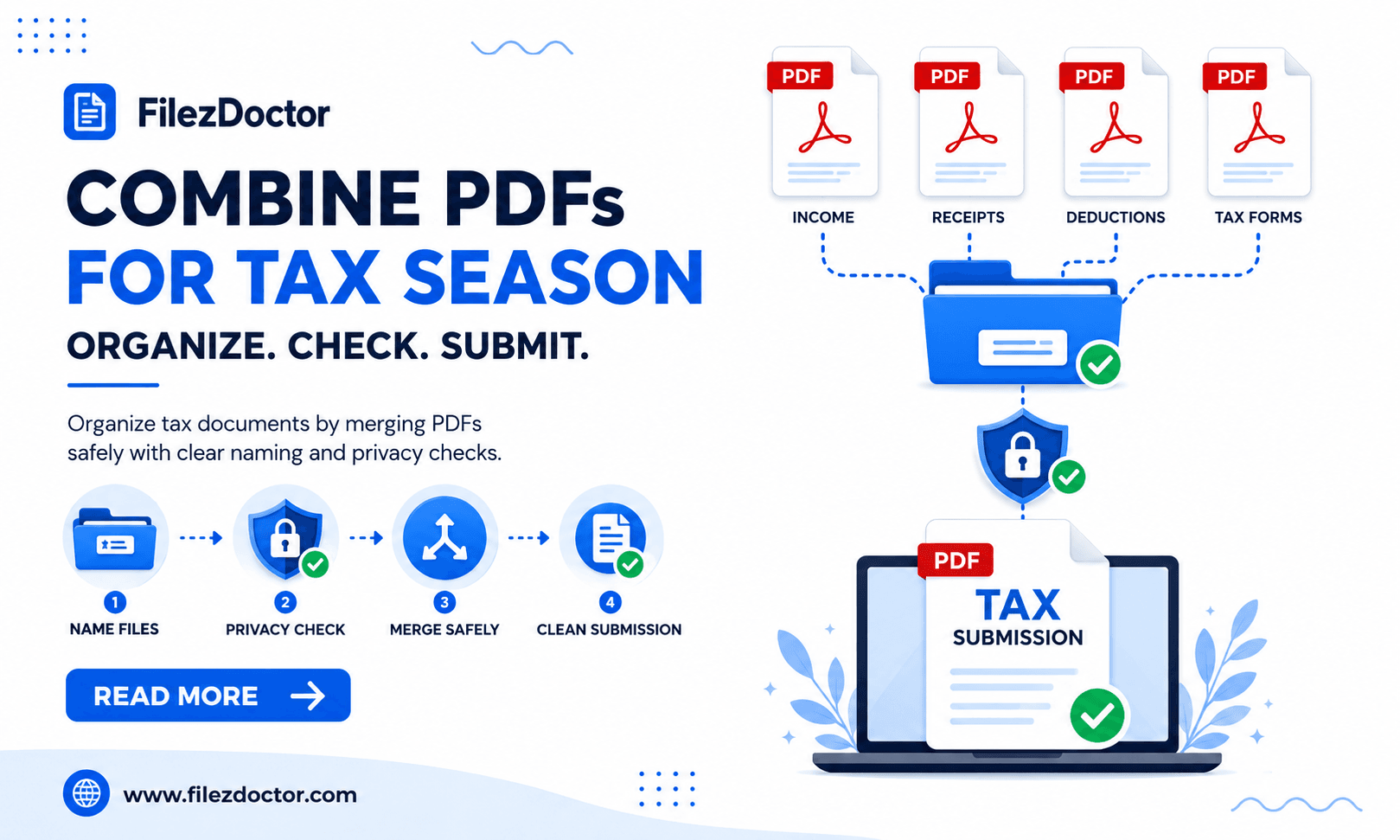 Combine PDFs for Tax Season