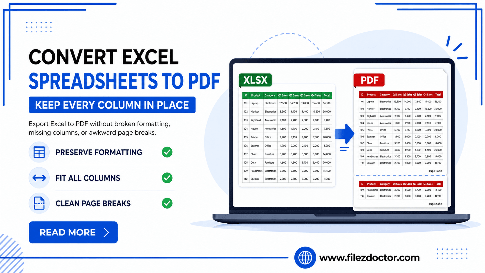 Converting Excel Spreadsheets to PDF: Preserve Layout, Readability, and Structure