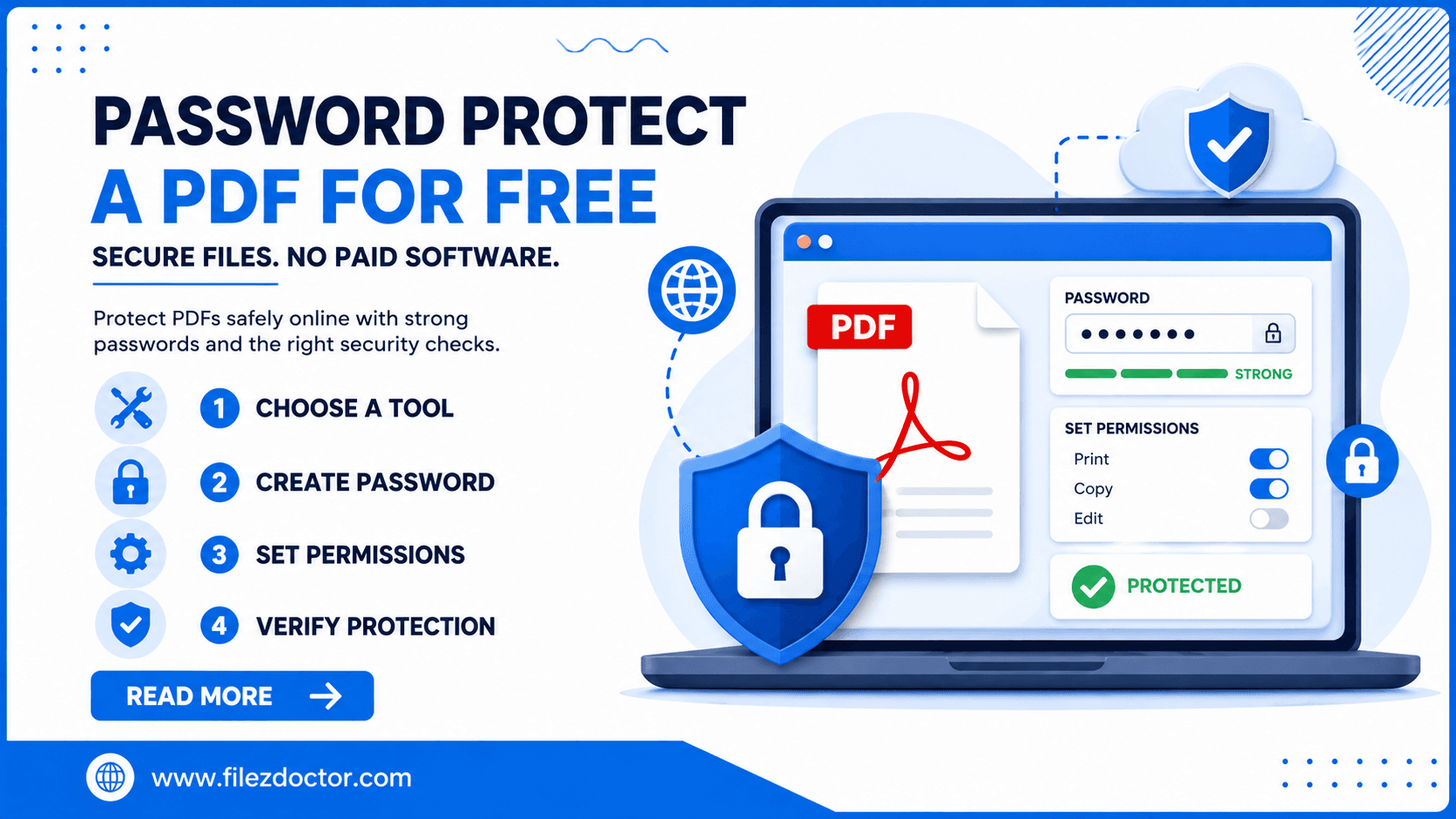 How to Password Protect a PDF for Free
