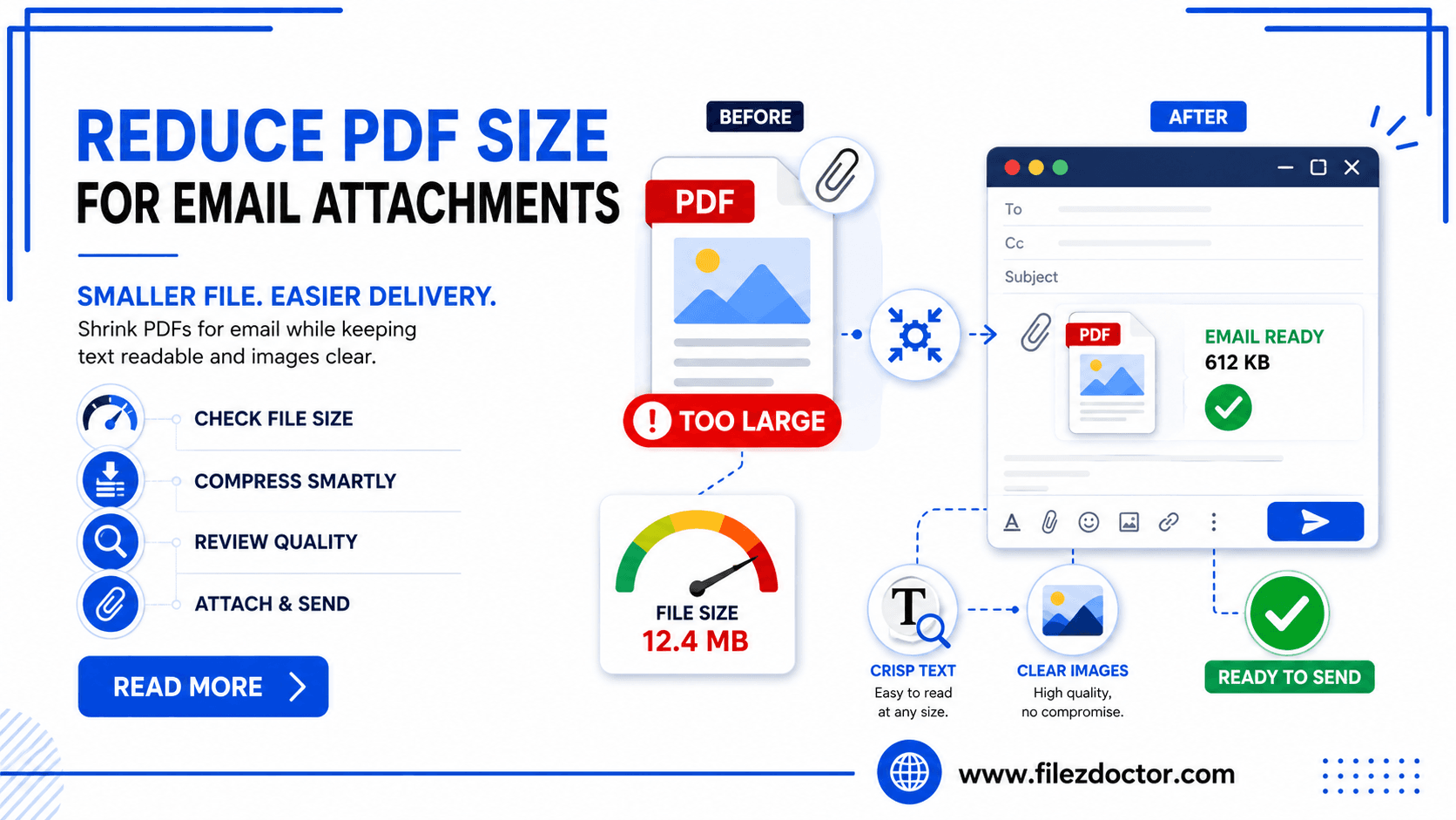 Reduce PDF Size for Email Attachments: Practical Fixes That Keep Quality
