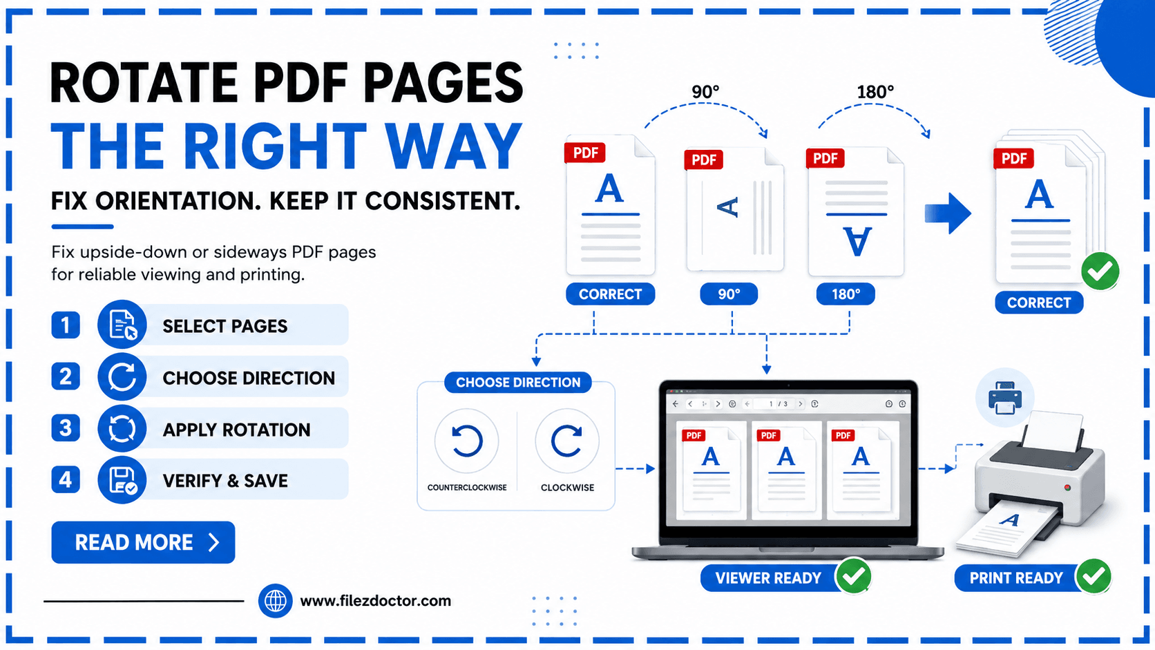 How to Rotate PDF Pages Correctly (So Every Page Looks Right)