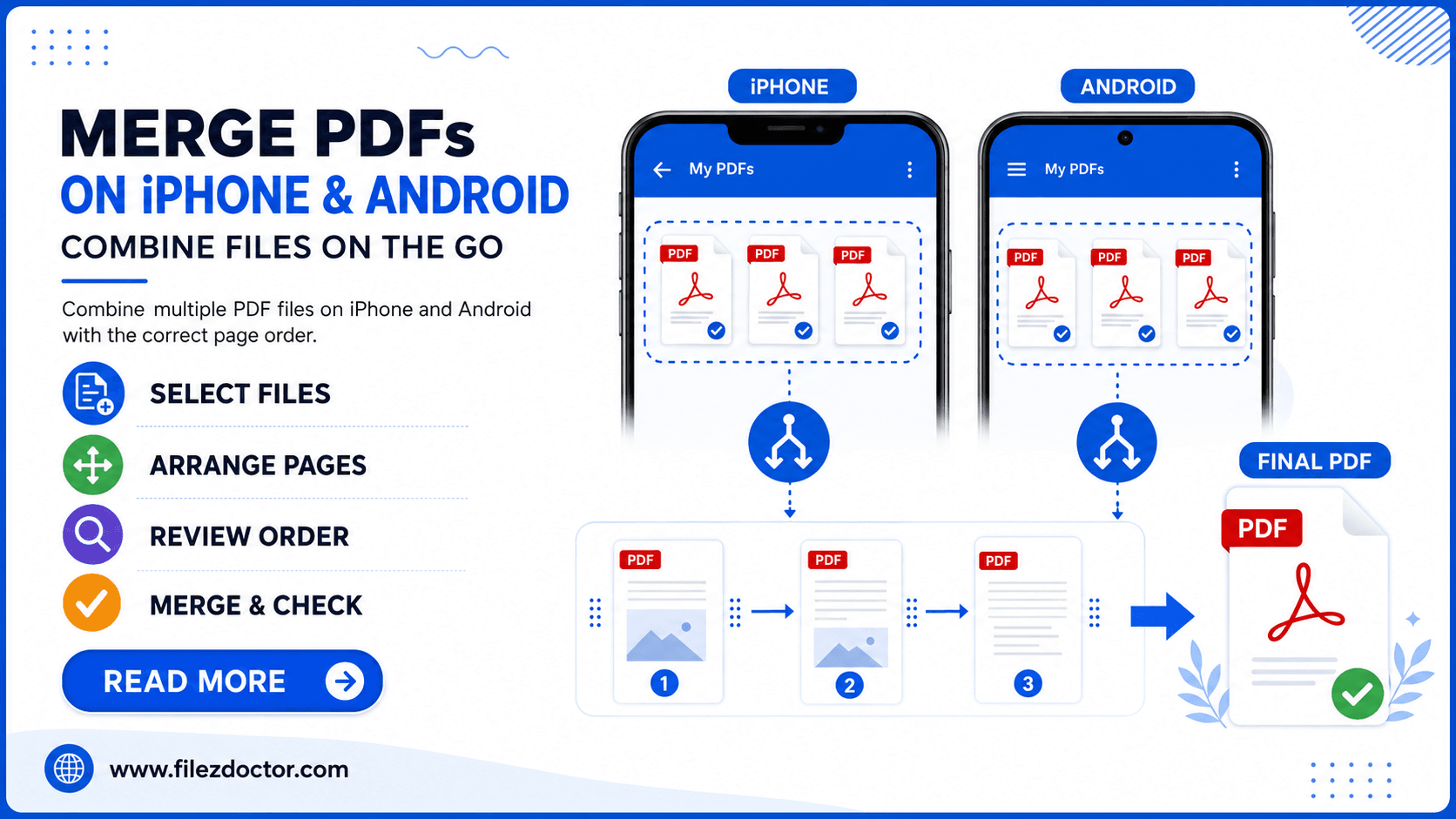 How to Merge PDFs on iPhone and Android